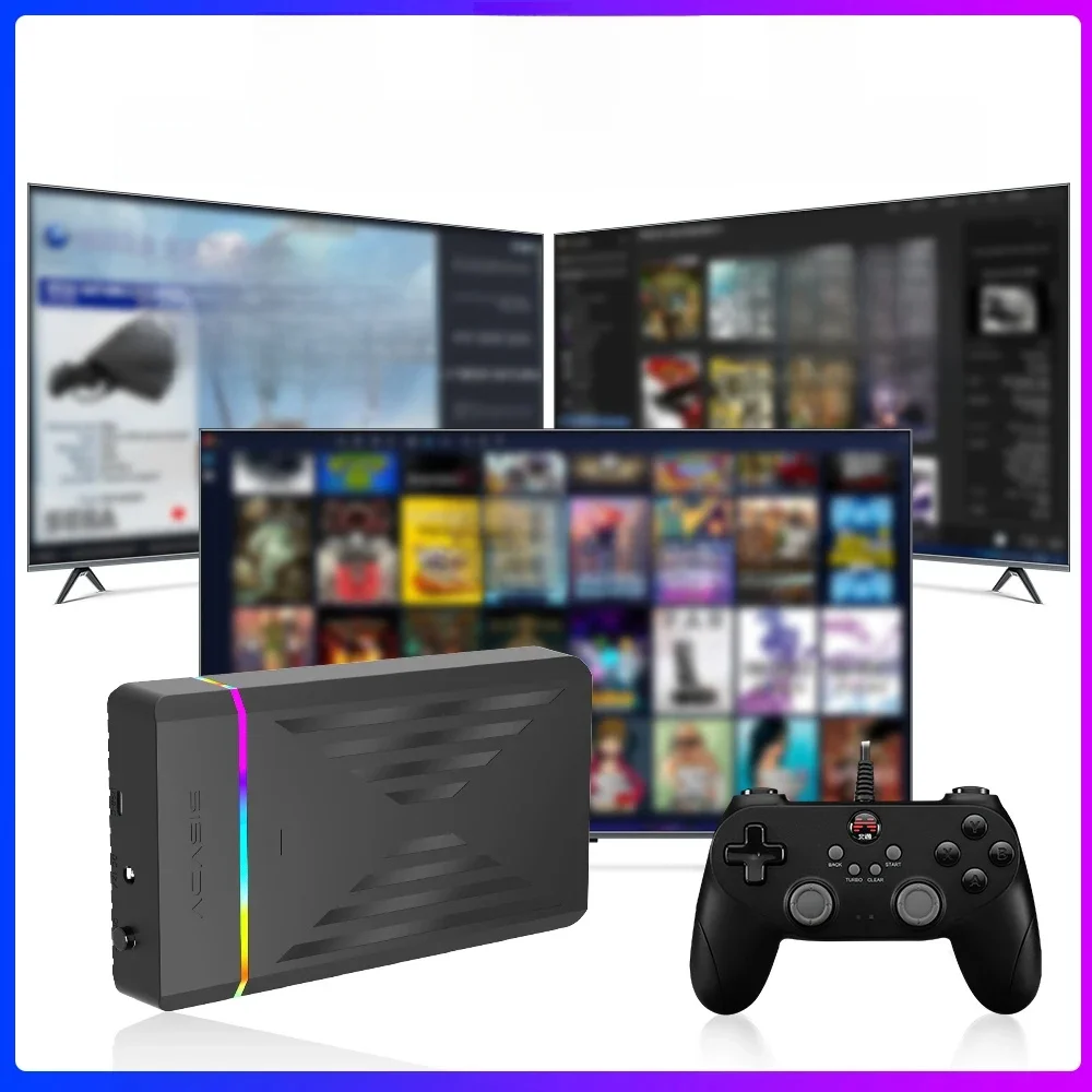 Retro Gaming HDD Retrobat&Playnite&Launchbox OS für PS4/PS3/PS2/PS1/SWITCH/N64/DC/WIIU 39 Emulatoren für Windows mit 17000+ Spielen