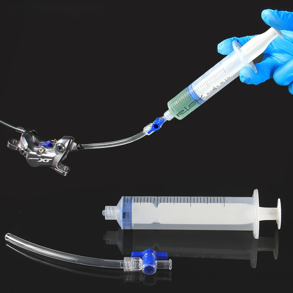 AliExpress RISK Bicycle Brake Bleed Tool Syringe With on/off MTB Bike Hydraulic Disc Brake Oil Bleed Syringe Tool for  Brake System