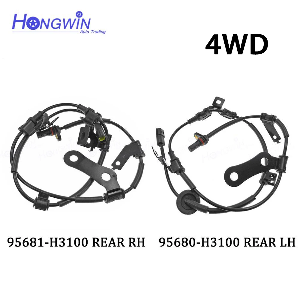 

95680 H3100, 95681 H3100 New Rear Right & Left ABS Speed Sensor For Hyundai Kia KX5 2016-2017 4WD 95681-H3100, 95680-H3100