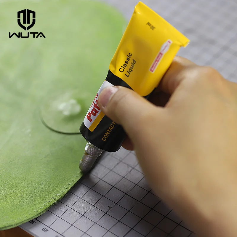 WUTA 30ml Leather Craft Glue Strong Yellow Shoe Glue Universal Strong Adhesive Quick Dry Liquid Glue For Leather Paper and Wood