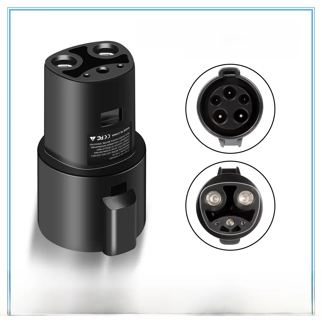 Veículo elétrico carregamento adaptador Type1 J1772 para Teslas Modelo X Y 3 S para EV carregador