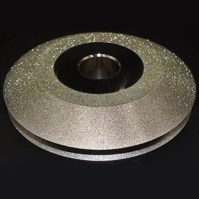 عجلة طحن بتصميم ماسة شطبة واحدة 150 مللي متر قطر 30 45 60 درجة 1V1 طحن التنغستن الصلب CBN قاطعة المطحنة السيراميك