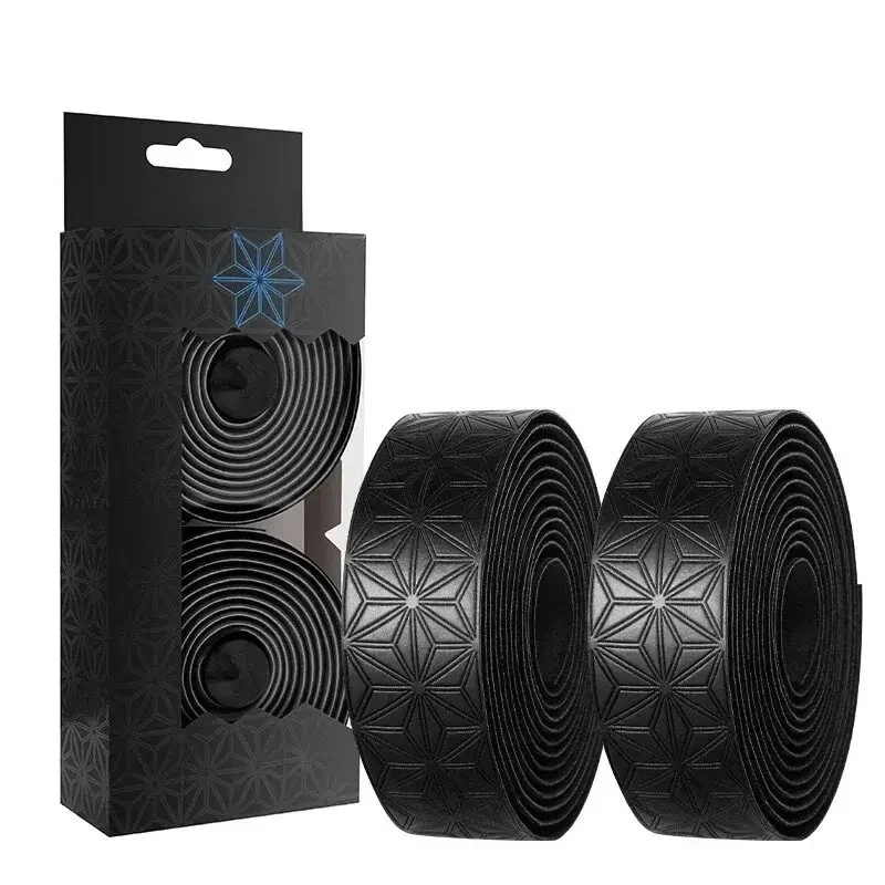 AliExpress 1 Pair Anti-Slip Road Bike Handlebar Tape PU Shock Handle Bar Tape w/ Bar End Plugs Bicycle PU Anti-Vibration Wrap Tape Bartape