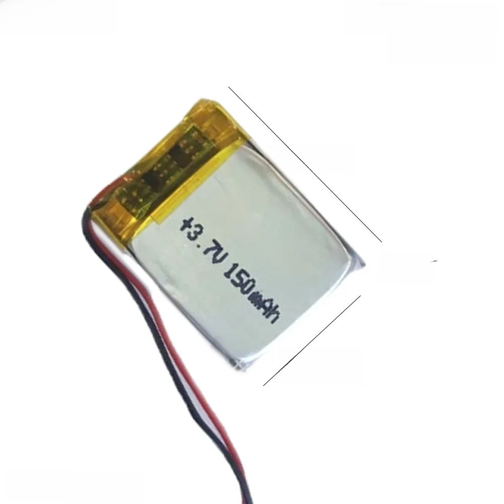 3.7V Li Polymer lithium battery For Bluetooth speaker smart wearable watch  digital Pet water steamer battery 150mAh 402025