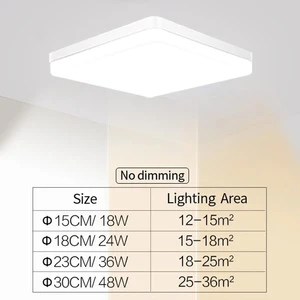 Iraalan-Lud Iralan-LED ceiling for room, neutral white light, cold white, hot white, 48w, 36w, 24w, 18w Main Main Sales ceiling - №4