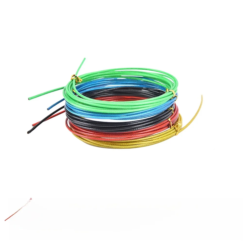 Fil d'acier pour cordes à sauter 3m, corde de rechange pour Crossfit Fitness, câble métallique remplaçable, corde à sauter de vitesse en métal