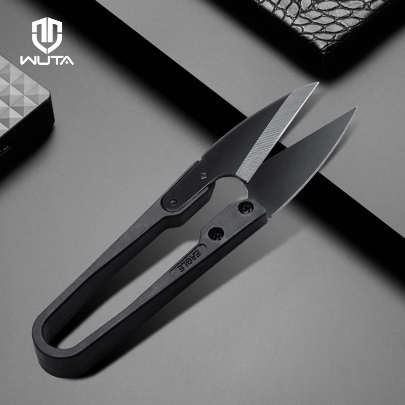 WUTA Antirust Thread Scissors Cutter Sewing Scissors Professional Tailor Metal Blade Nippers U Shape Clippers DIY Needlework