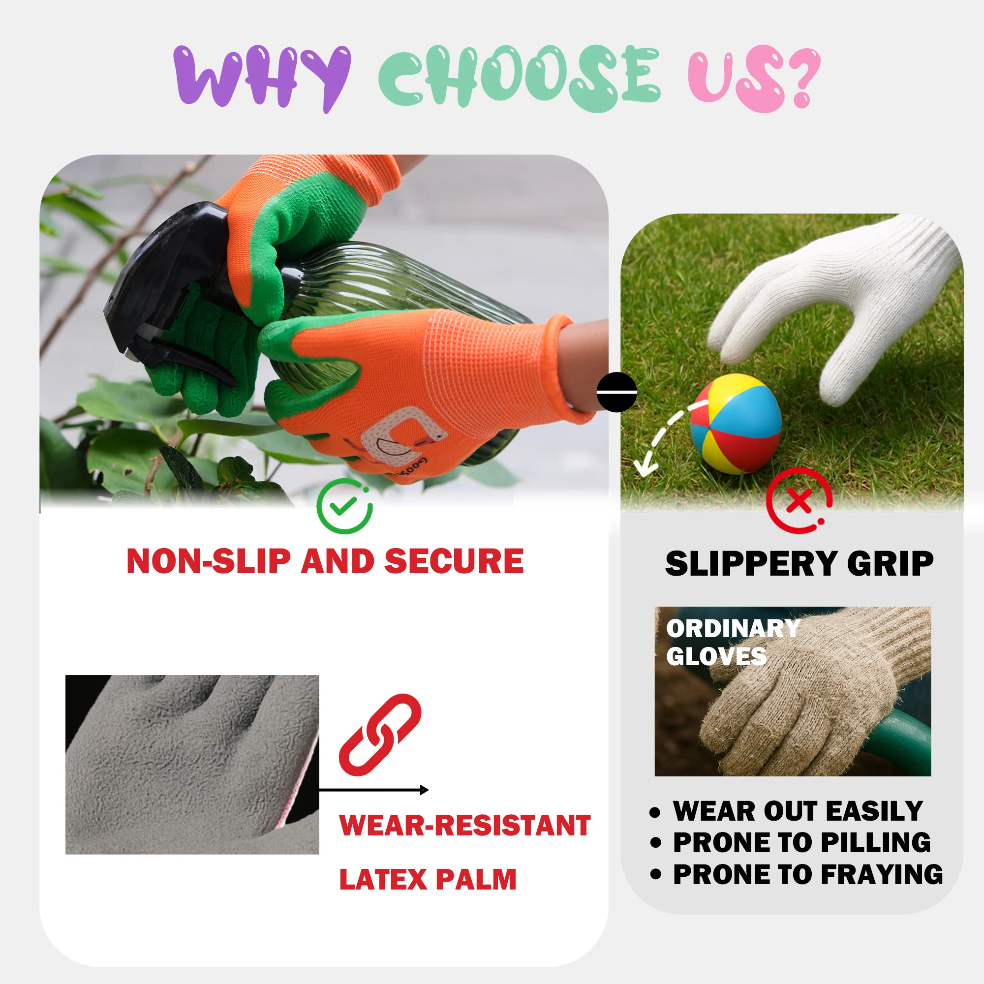 4 أزواج من قفازات الحدائق للأط - مراجعة Gardening Tools Toddler وسعره