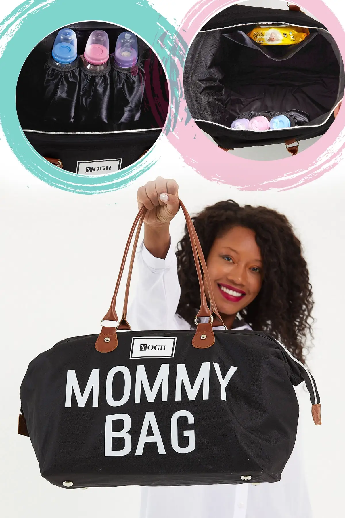 Mommy Bag Waterproof Diaper Bag Large Capacity Mommy Travel Bag Multifunctional Maternity Mother Baby Stroller Bags Organizer