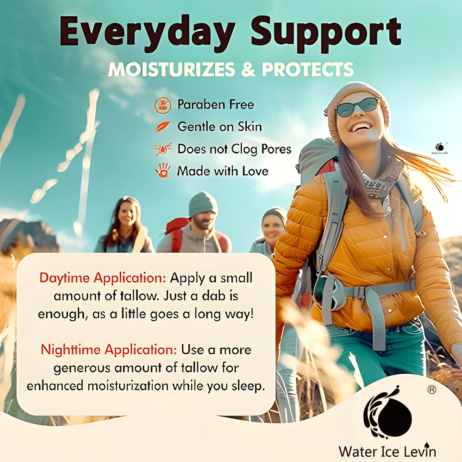 كريم ترطيب الريتينول وزبدة الشيا - يغذي عميقًا بخلاصة الجوجوبا وفيتامين E، ويقلل ويضيء البشرة