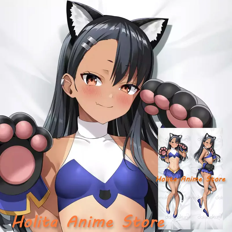 

Двусторонняя наволочка Dakimakura Hayase Nagatoro Don't Toy with Me Anime Ijiranaide