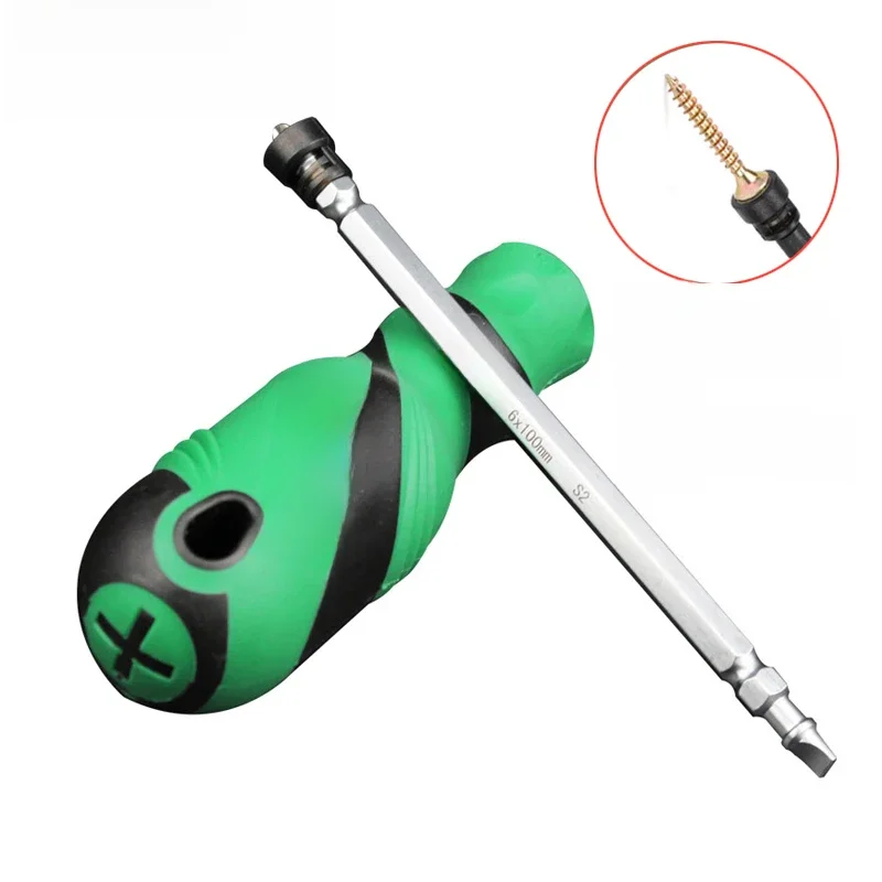 LAOA Magnetic Screwdriver S2 Alloy Steel  Philips PH2 Screwdriver with Magnetism Ring Screw Driver Hand Tools