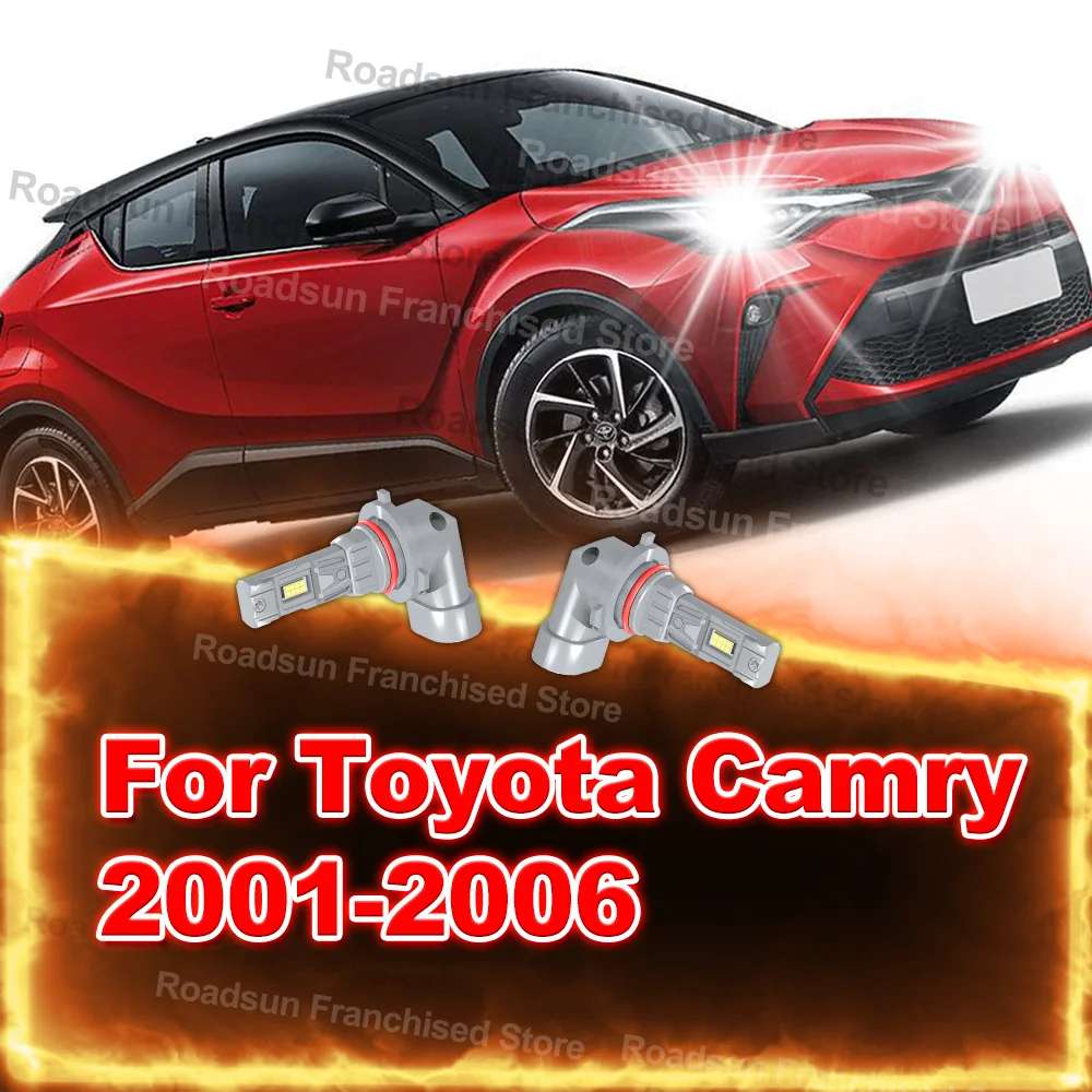 

2X CSP 3570 чипов автомобильные фары 30000LM для Toyota Camry 2001-2006 2005 2004 2003 2002