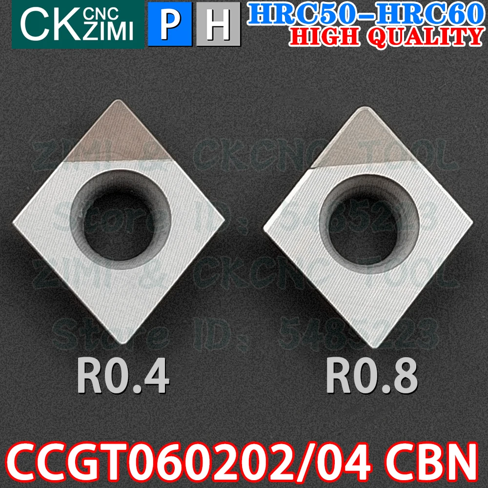 CCGT060202 CBN CCGT060204 CBN Inserts Boron Nitride Inserts Turning Inserts Tools CCGT CNC Metal Lathe Tools for Hardened Steel