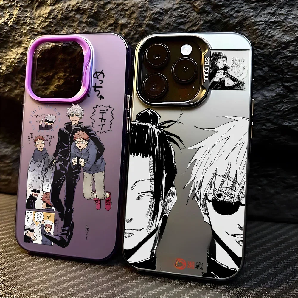 Coque pour Xiaomi Redmi A1, A3, 13C, 9C, 9T, Note 7, 8, 9, 9S, 10, 11, 12, 13 Pro, K60 Ultra, 4G, 5G, 256, Bande dessinée JujutlaunKaisens, Satoru Gojo