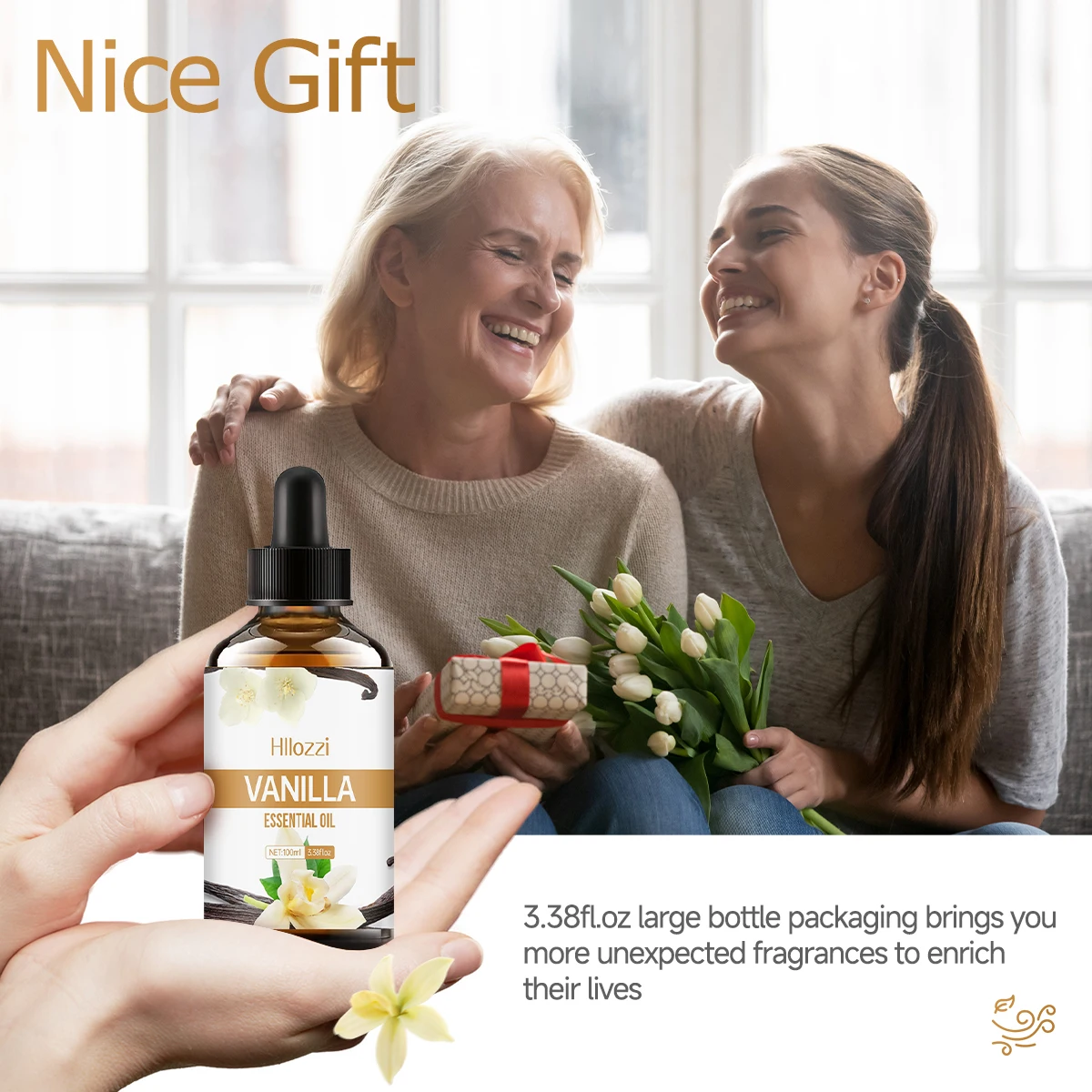 30 مللي/60 مللي/100 مللي زيت فانيليا للعناية بالبشرة مستخلص نباتي زيت أساسي للعناية بالجسم #6