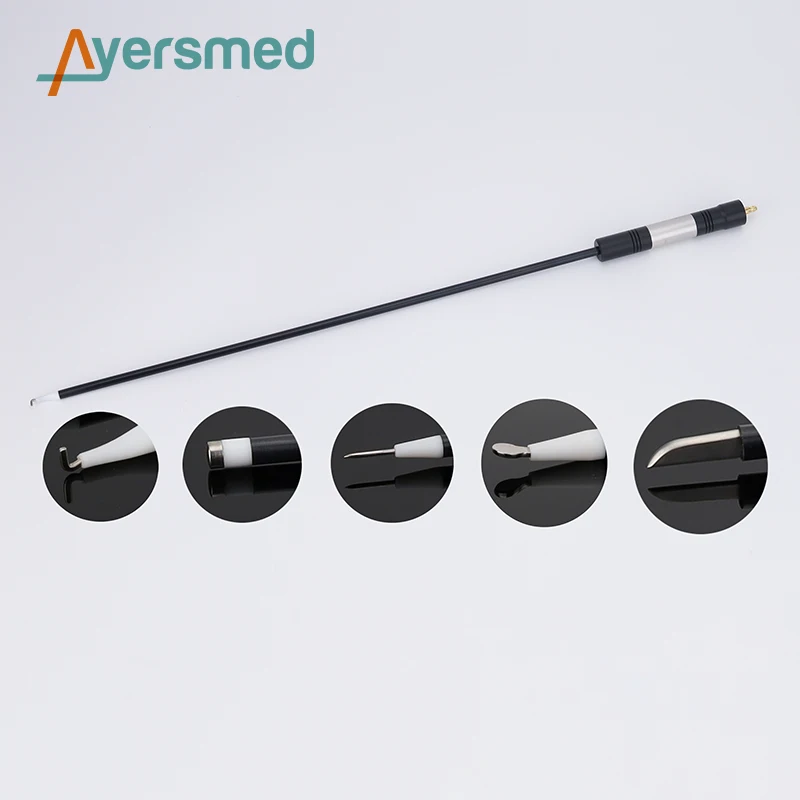 

Reusable Laparoscopic Electrodes L-hook For Monopolar Electrosurgery, Laparoscopy Electrode Spatula, Ballpoint, Needle