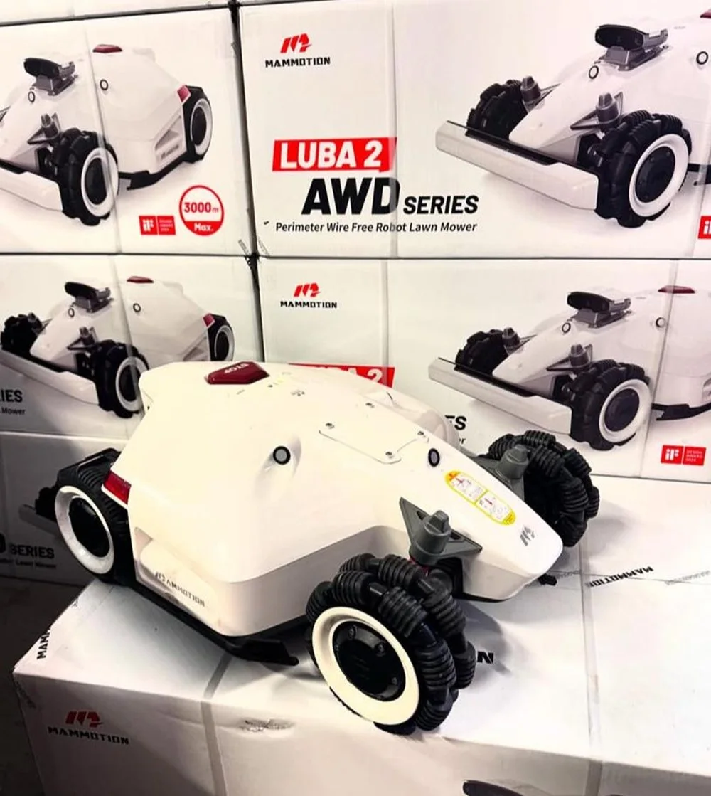 BEST SELLING LUBA 2 AWD 10000 AWD 5000, 3000, LUBA 2 AWD robotic lawn mower, borderless robotic lawn mower, 2.5 acres 80% slope,