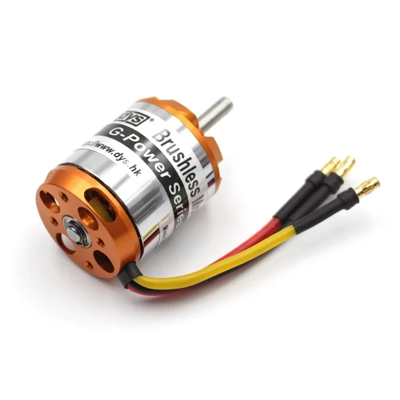 DYS D3548 3548 790KV 900KV 1100KV borstelloze motor 3 ~ 5S Lipo 5 mm asdiameter goud en zilver geschikt voor RC drones met vaste vleugels - afbeelding 2