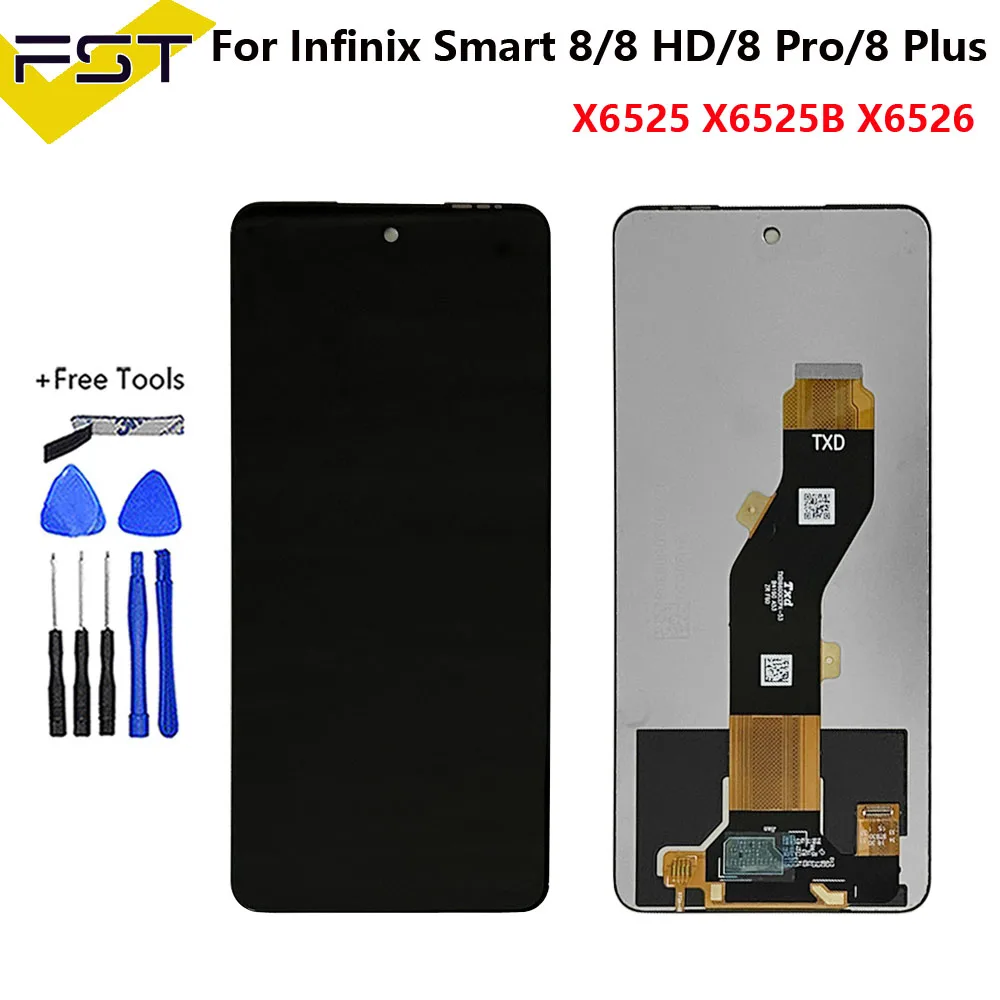 

For Infinix Smart 8 Pro X6525B LCD Screen Display Touch Screen Assembly X6525 Infinix Smart 8 Plus Smart 8HD LCD Parts