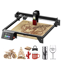 RAY5 20W 10W 5W Laser Engraving Cutting Machine DIY Engraver Cutter with 3.5' Touch Screen 400*400mm WIFI Home Working Tools Kit