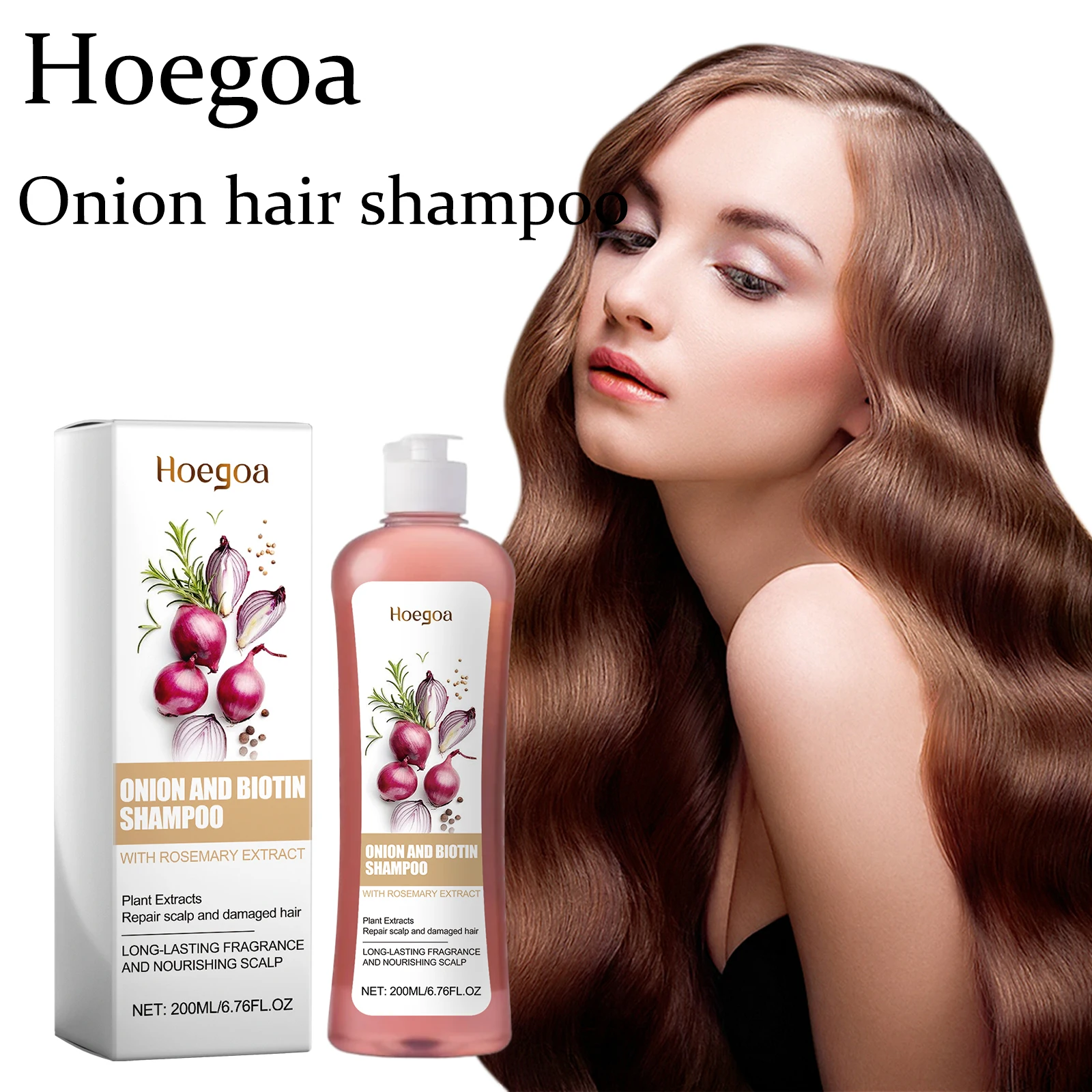 

Шампунь для волос Hoegoa Onion, ежедневная чистка, укрепление волос, корни волос, уменьшение выпадения волос, увеличение объема, разглаживающий шампунь для ухода за волосами