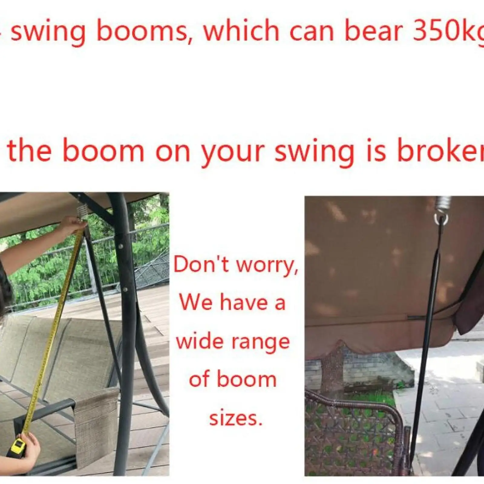 سوينغ استبدال قضيب سوينغ استبدال بار للمعدات الخارجية سوينغ للفناء الخلفي سوينغ القطب حديقة سوينغ مقعد إصلاح أجزاء #4