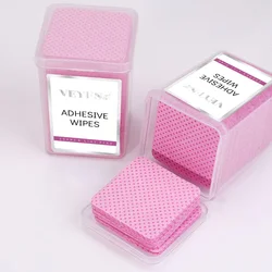 200pcs Wipes Paper Cotton Eyelash Glue Remover Wipe Mouth Of The Glue Bottle Prevent Clogging Glue Cleaner Pads Lash Extension