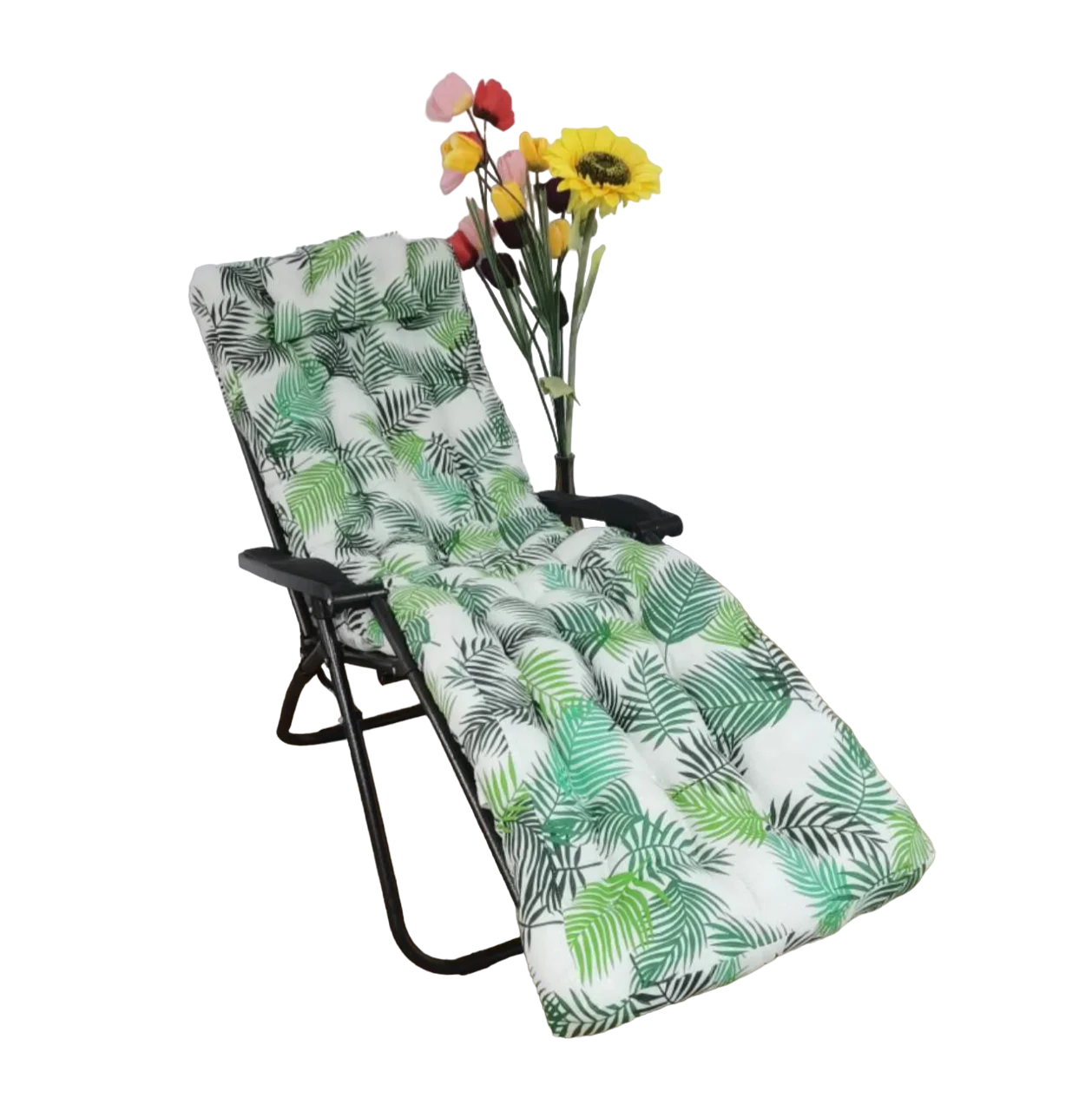 Kingdom MANSIDI cushion lounger 180x55x6 cm with hollow fiber filling, garden chair cushions, outdoor seat cushions, hammock cushions, sun lounger cushions. Not include chair