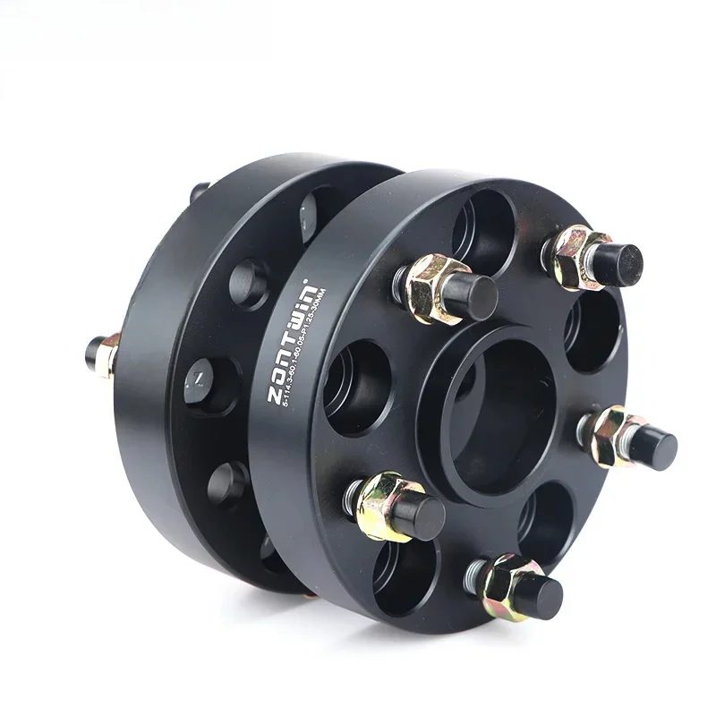 2 stuks 15-50mm op maat gemaakte wielspacers conversie-adapters voor PCD 5x100 naar 5x112 5x108 5x114.3 5x120 5x130 - afbeelding 2