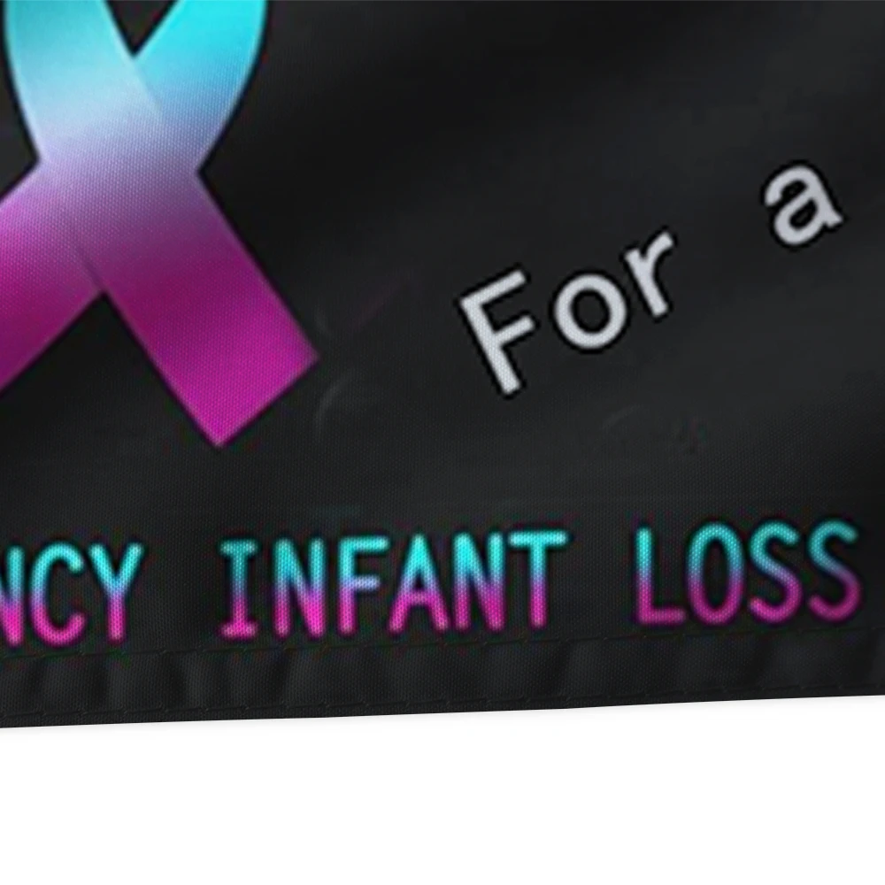 Directly Delivery 100% Polyester Hope For A Cure Pregnancy Infant Loss Awareness Flags