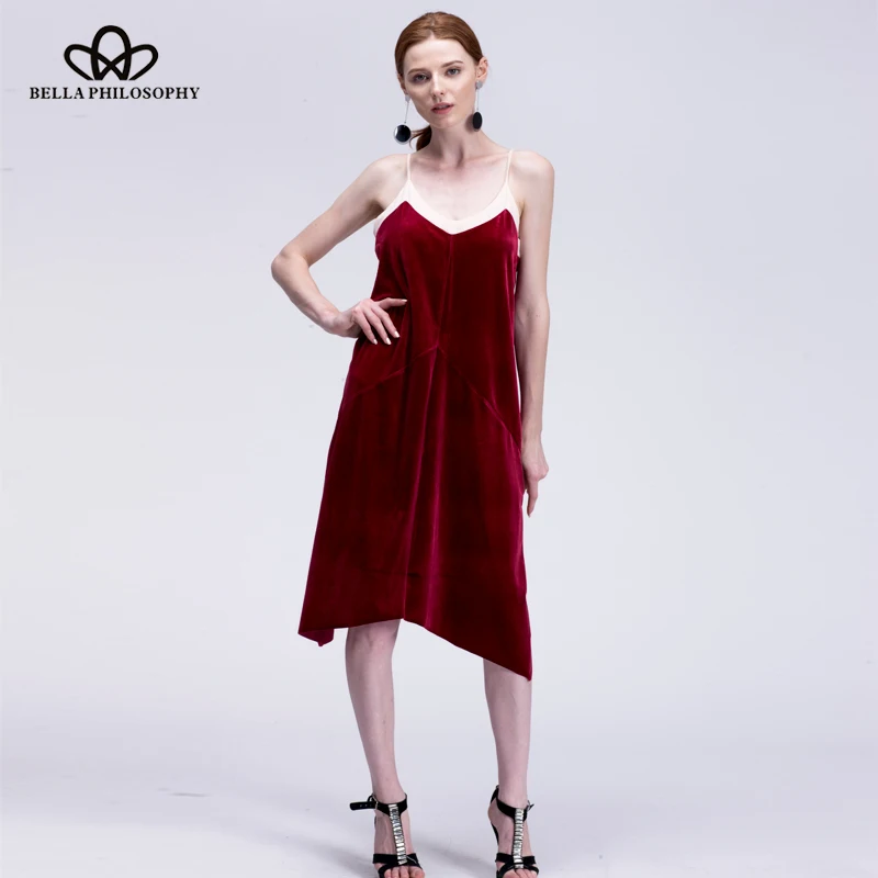 بيلا فلسفة الخريف المخملية شبكة كامي فستان النوم الجيش الأخضر Roayblue النبيذ فستان المرأة مثير فيستدوس #1