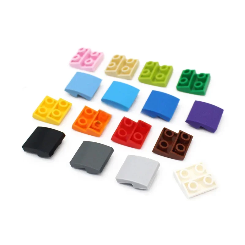 Blocs de construction 20 pièces, pente incurvée 2x2x2/3 inversée 32803, compatibles avec l'assemblage Partis, jouets éducatifs de haute technologie, bricolage