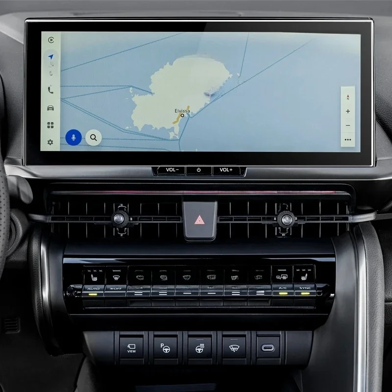 Ochraniacz ekranu TPU do Toyoty C-HR 2024 12,3-calowy samochodowy system informacyjno-rekreacyjny Radio GPS Nawigacja Wyświetlacz folia ochronna — zdjęcie 2