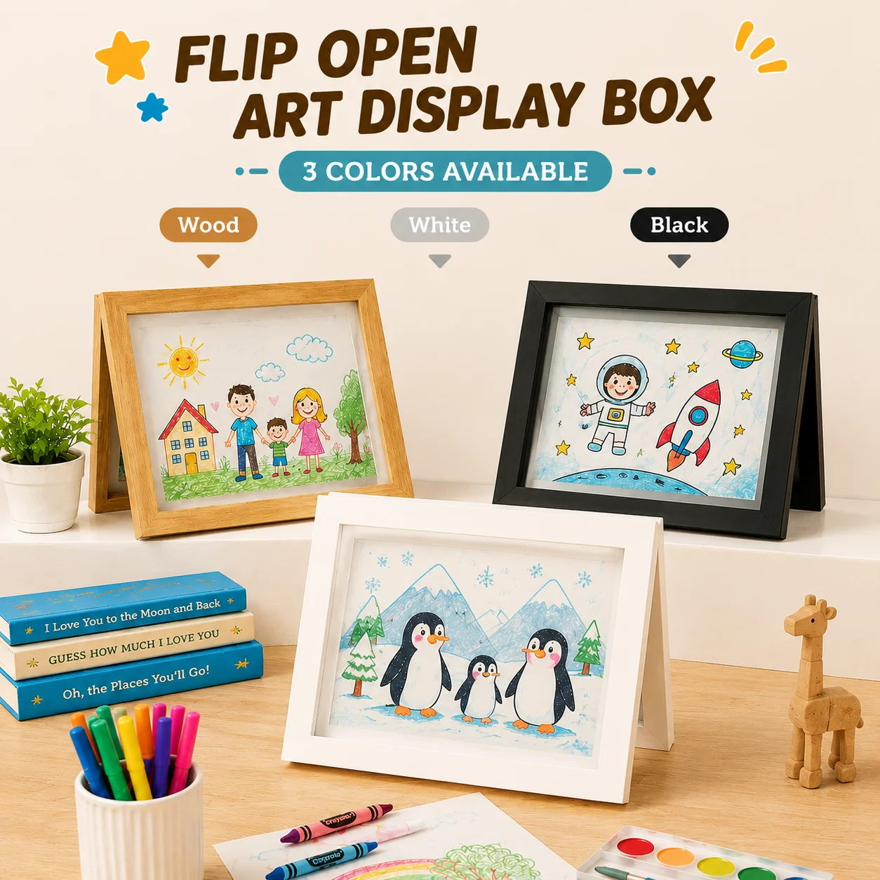 A4 Kids Artwork Display Frame 2