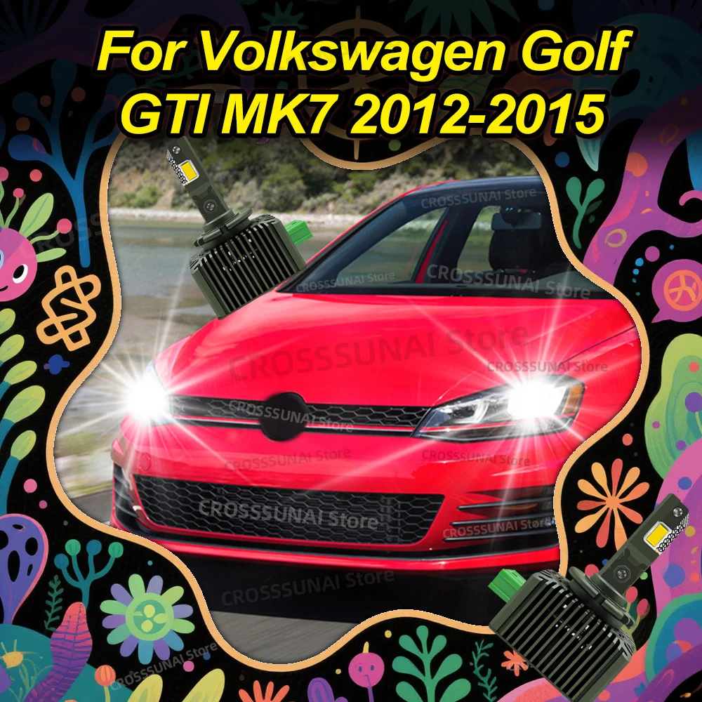 

Светодиодная фара Canbus 50000LM Авто лампы для Volkswagen Golf GTI MK7 2012 2013 2014 2015