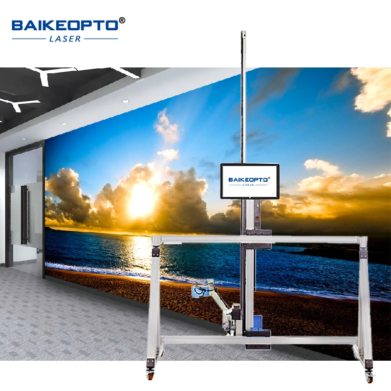 BK-UV32T  AI Wall printer capable of printing on sloping surfaces