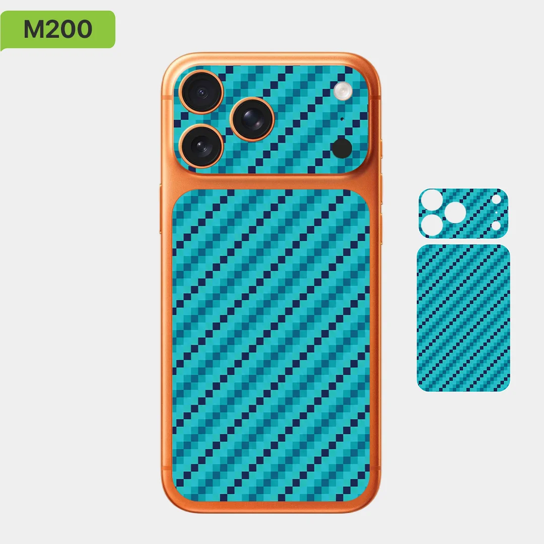 أغطية جلد من الفينيل لهاتف iPhone 17 Pro max/iPhone 17 Pro، مجموعة كربون من Nexa Skins، ملصق، BC0020 #3