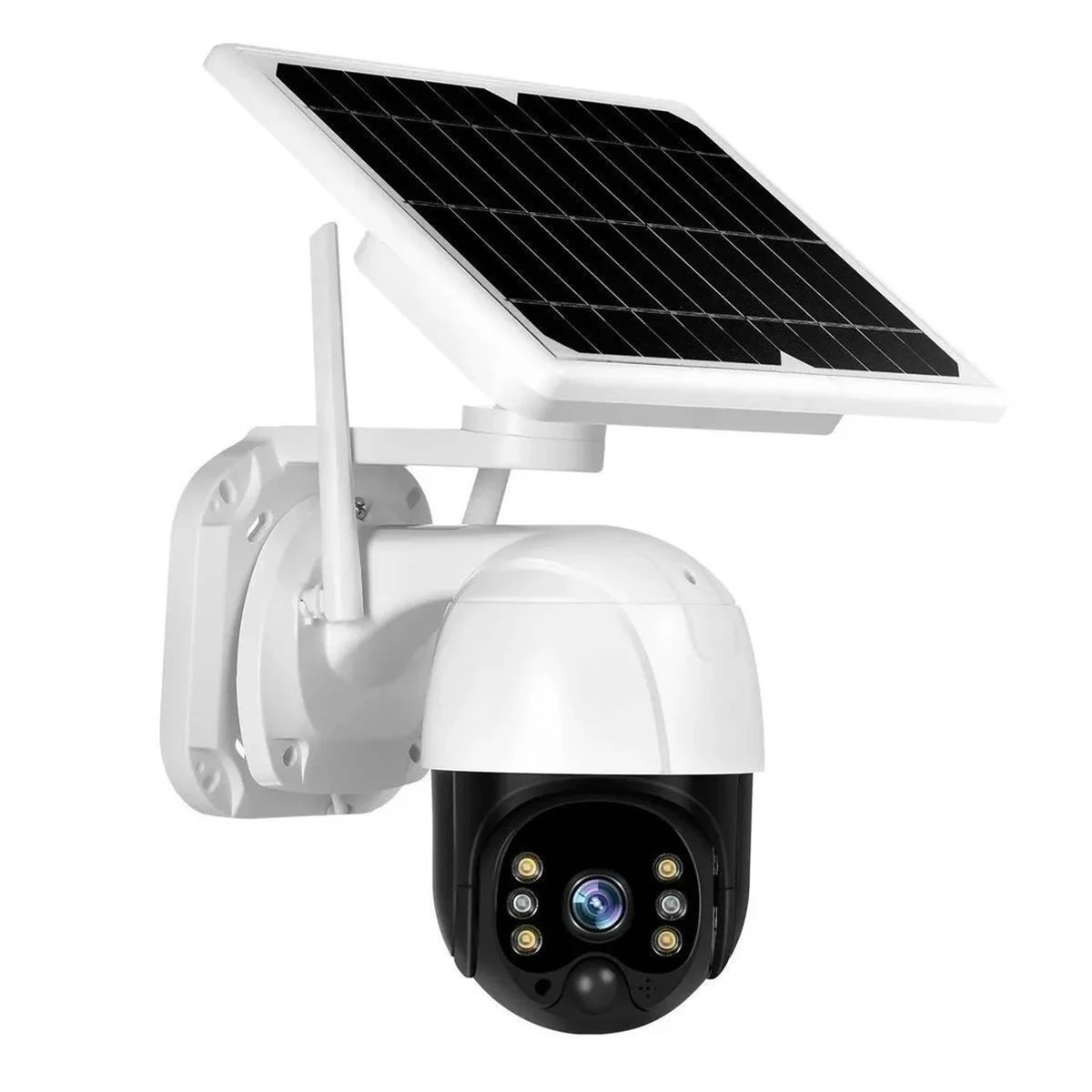 Solar power WiFi surveillance camera security system home office home baby pets 90 ° 18650 wide view angle of 3200Mah shipping from Spain