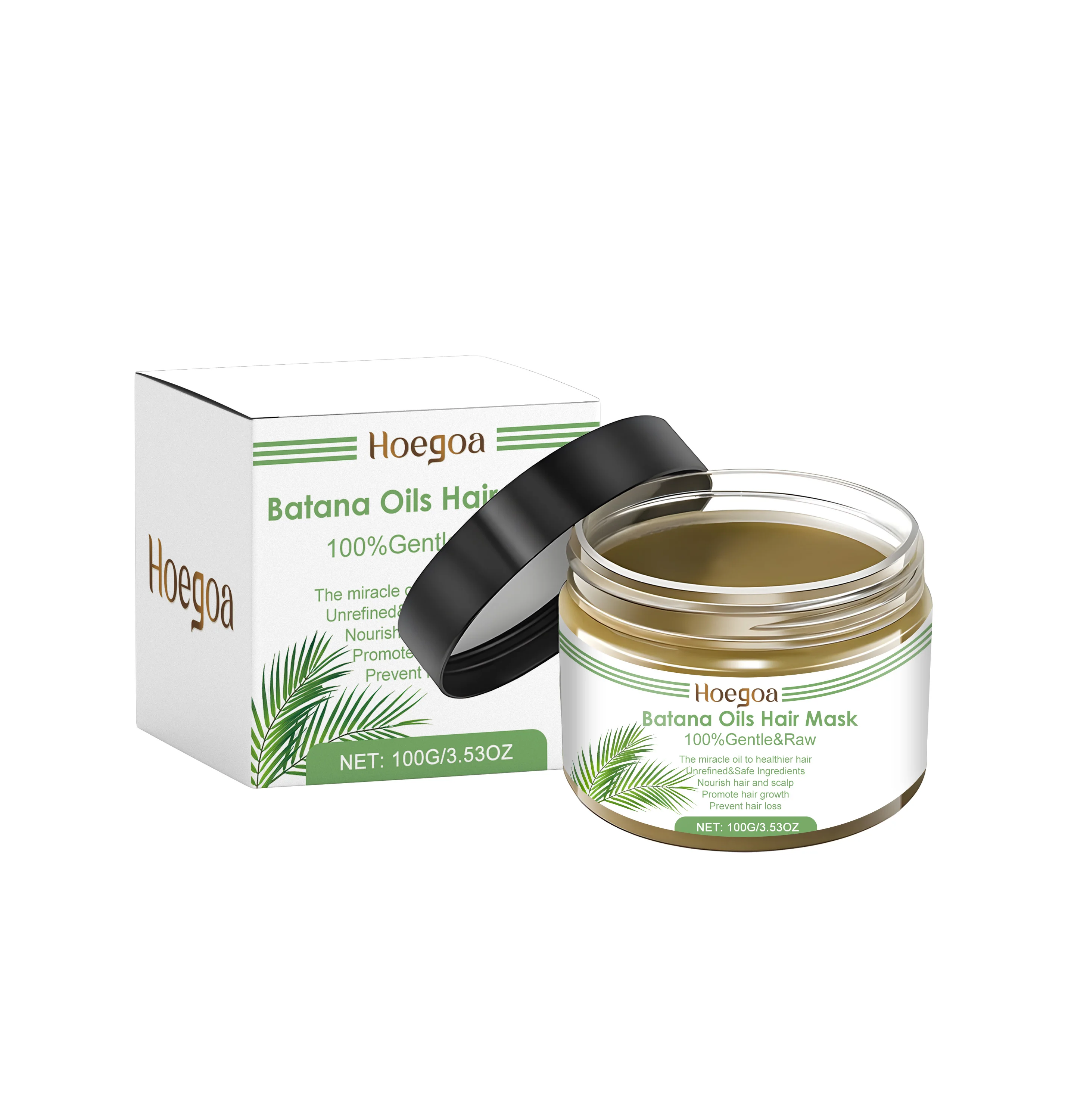 HOEGOA Promote Hair Growth Long-lasting Moisturizing Prevents Hair From Drying Out Hair Moist & Smooth Batana Oils Hair Mask