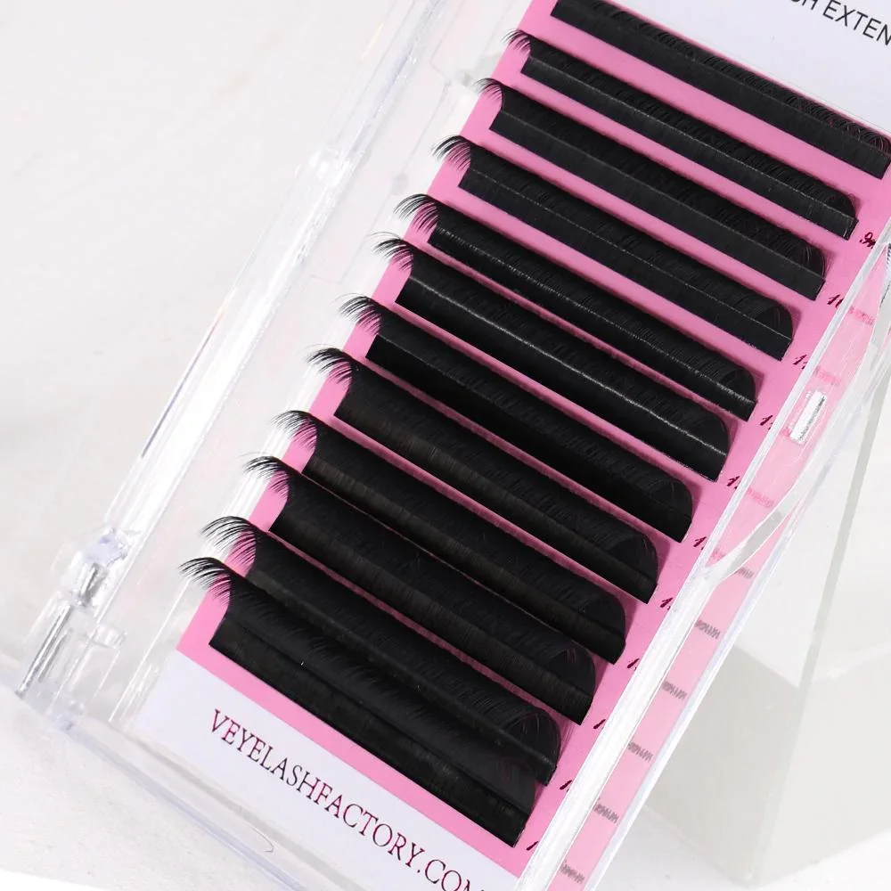 Veyes Inc LD Curl Individual Eyelash Extensions Faux Mink Lashes Veyelash Professionals Classic Soft Natural Lash Bulk Wholesale