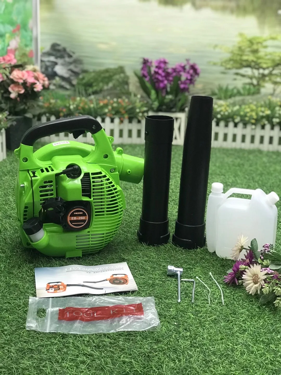 Snow Blower Petrol EB260 Gasoline Air Blower 25.4cc Portable Car Leaf Blower High Vacuum Fan Leaf Vacuum Power Garden Tool