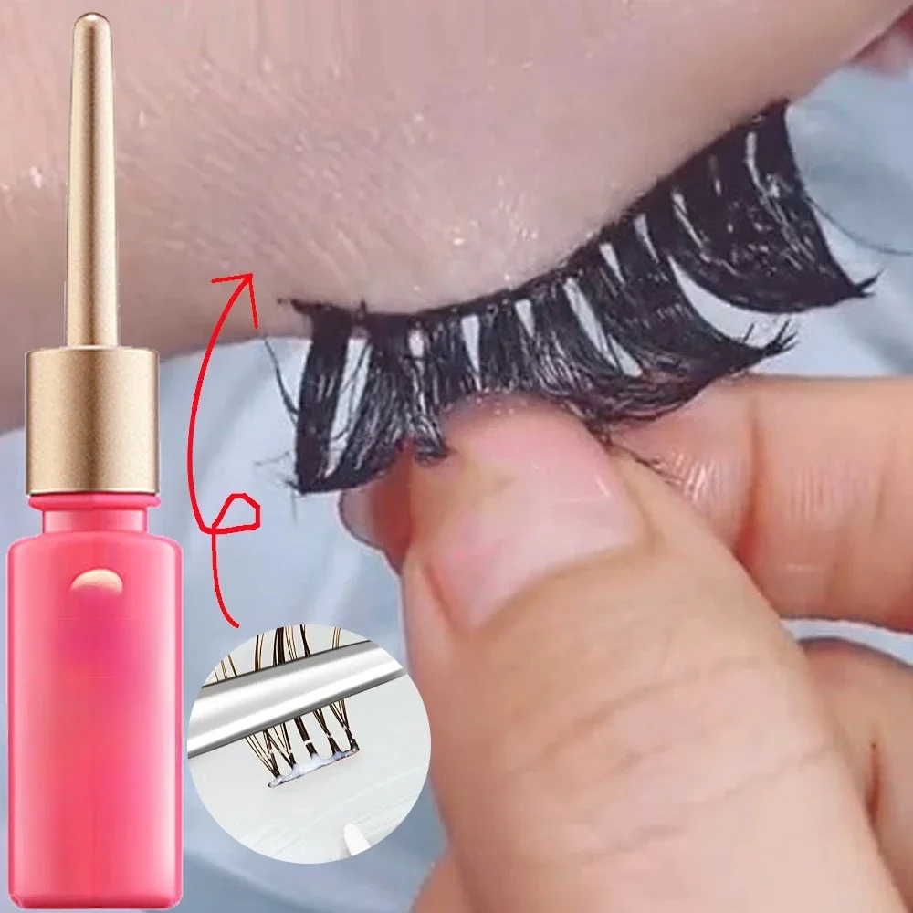 12g delikatny klej do sztucznych rzęs bez podrażnień białe sztuczne rzęsy kleje szybkoschnący wodoodporny naturalny klej do przedłużania rzęs — zdjęcie 2