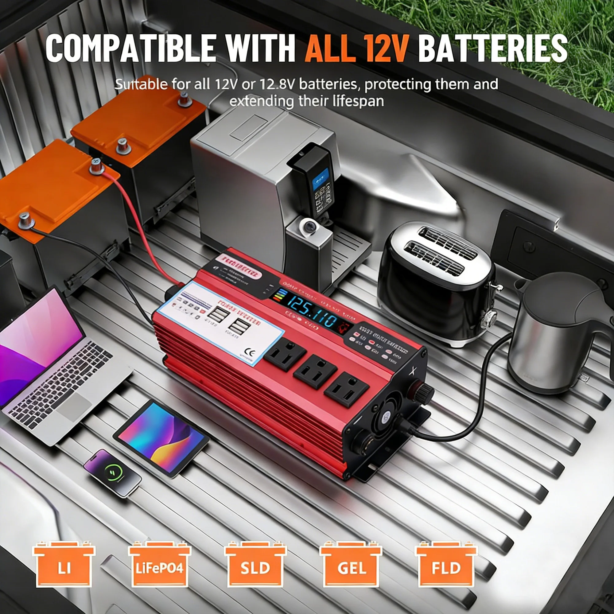 Convertisseur de courant à ond - Outdoor Power Outlet With Remote Control avis et prix