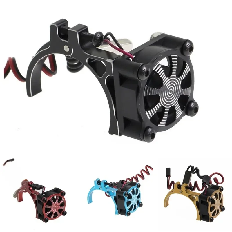 540 550 3650 3660 Motor Kühlkörper Lüfter mit Thermosensor für 1/8 1/10 RC Auto Axial SCX10 Traxxas TRX4 Tamiya