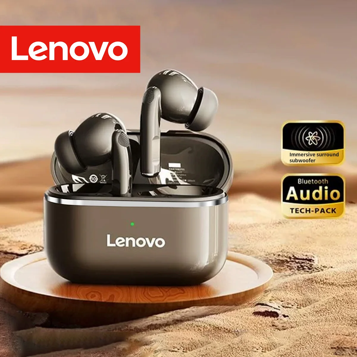 Lenovo EA230 TWS Wireless  Bluetooth5.4 Earbuds Earphones With HD Stereo Sound ENC Noise Reduction Low Latency Gaming Mode Touch