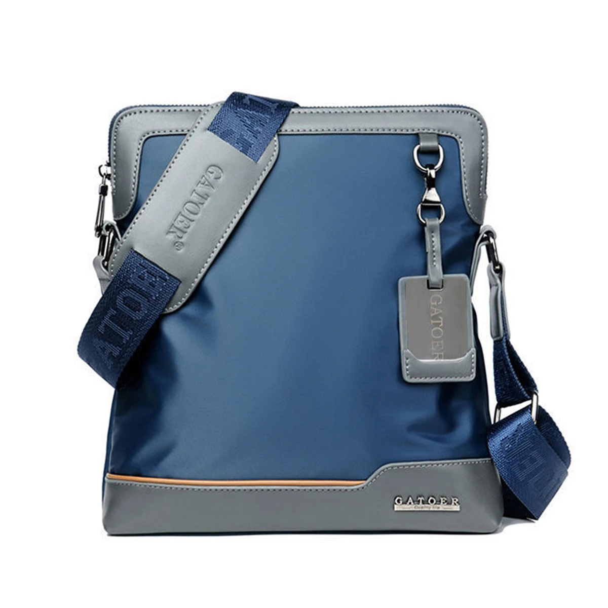 Modische Hochwertige PU-Umhängetasche für Herren mit Großer Kapazität, Verschleißfest und Langlebig, Geräumiger Schultergurt, Crossbody-Tasche – Detail 7