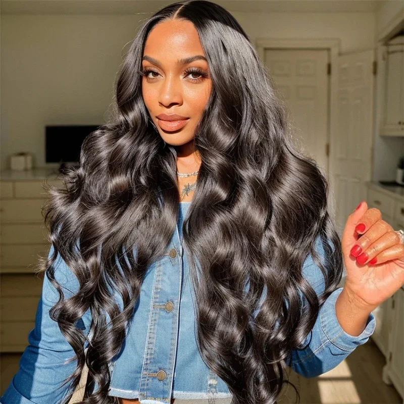 30 40 inch Body Wave Lace Front Wigs Human Hair 13x4 13x6 hd Lace Front Wig Body Wavy Human Hair Wig  Brazilian Remy Curly Wigs