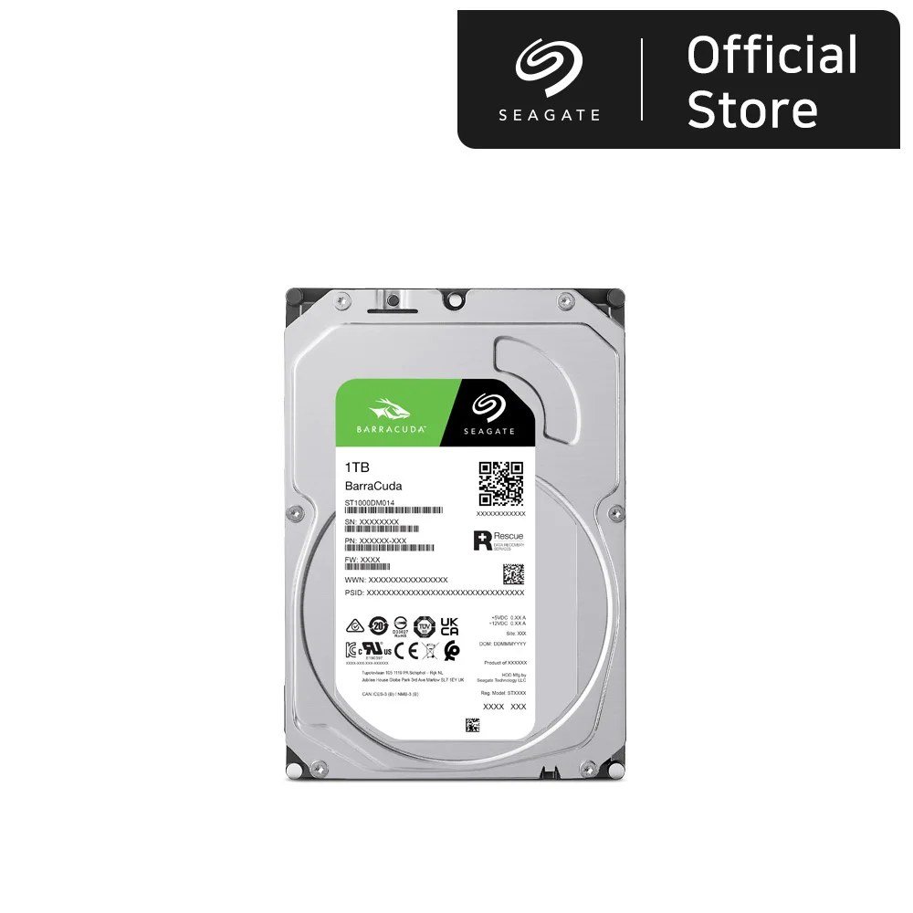 [Korea Official Total] Seagate BarraCuda 7200/256M ST1000DM014 1TB HDD Hard Disk