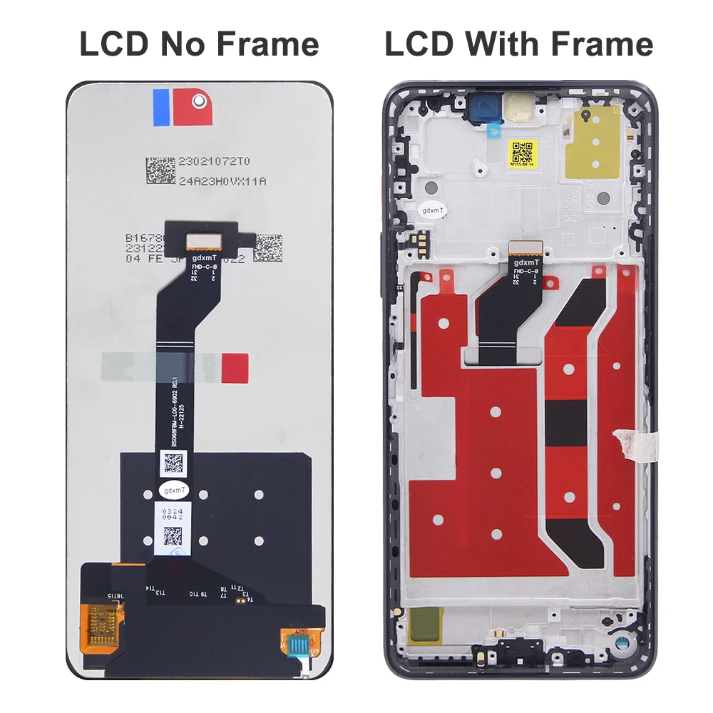 6.8\'\' Display For Huawei nova 11i LCD Display Touch Screen Digitizer For Huawei Nova 11i MAO-LX9, MAO-LX9N Screen With Frame